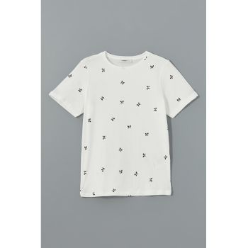 Tricou din bumbac cu model