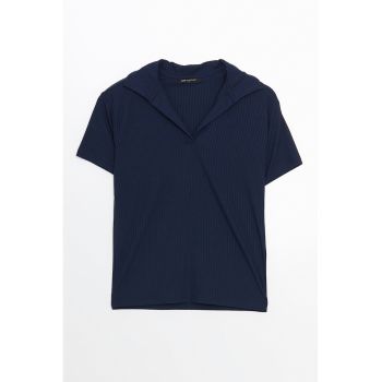 Tricou polo cu striatii