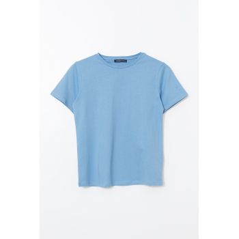 Tricou uni de bumbac