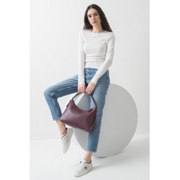 Bluza texturata din bumbac