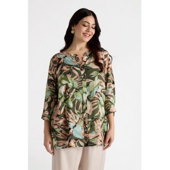 Camasa cu imprimeu tropical