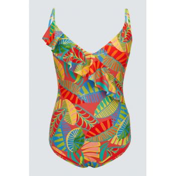 Costum de baie cu volane