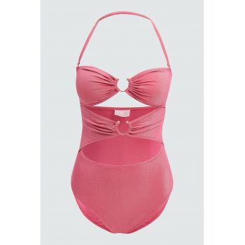Costum de baie intreg cu decupaje