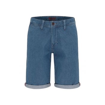 Pantaloni chino scurti cu aspect texturat