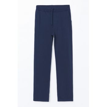 Pantaloni cu snur si buzunare laterale