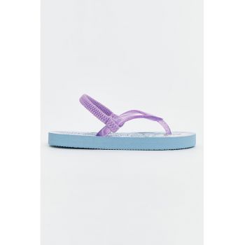 Papuci flip-flop cu imprimeu Stitch
