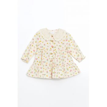 Rochie evazata cu imprimeu