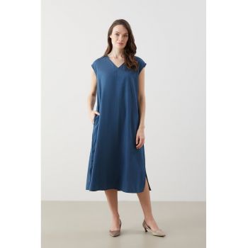 Rochie lejera cu buzunare laterale