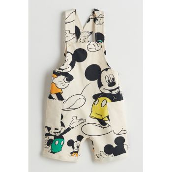Salopeta cu model Mickey Mouse