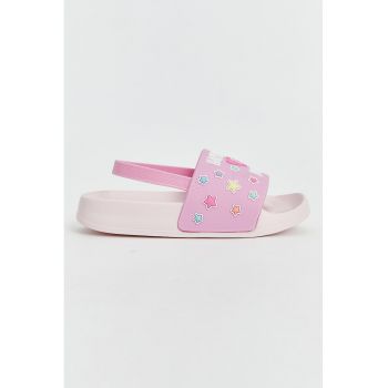 Sandale slingback cu model
