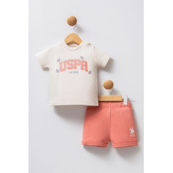 Set de imbracaminte cu imprimeu logo - 2 Piese
