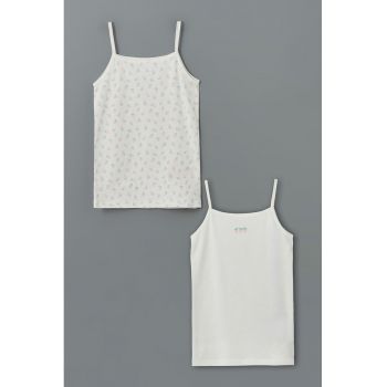 Set de top-uri de bumbac - 2 piese