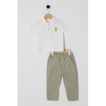 Set de tricou polo si blugi - 2 Piese
