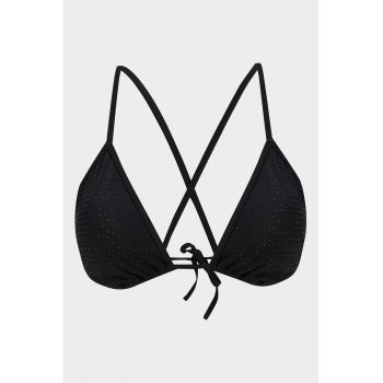 Sutien de baie triunghiular cu strasuri
