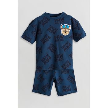 Trening cu pantaloni scurti si imprimeu Paw Patrol