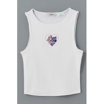 Tricou cu Lilo si Stitch brodat