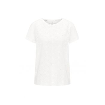 Tricou cu partea frontala din dantela Sangallo Alina
