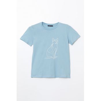 Tricou de bumbac cu imprimeu