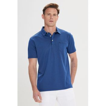 Tricou polo cu buzunar pe piept