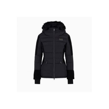 Geaca  pentru Femei - w jacket medium padded mix material - 6RTB14-TNDAZ-1200 - Negru
