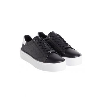 Pantofi sport din piele cu model monograma