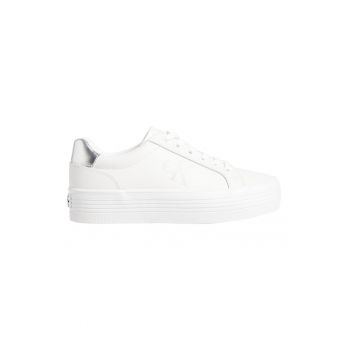 Pantofi sport flatform din piele