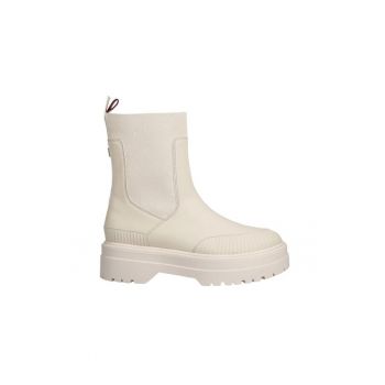 Pantofi sport  pentru Femei - feminine rubberirzed boot - FW0FW07475-ABH - Bej