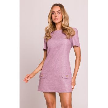 Rochie mini in forma de trapez -