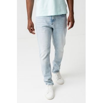 Blugi conici slim fit Austin