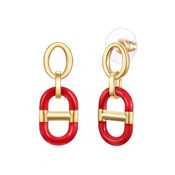 Cercei placati cu aur de 14K