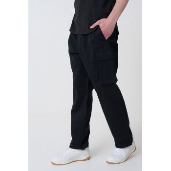 Pantaloni cargo cu snur