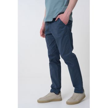Pantaloni cargo cu talie medie