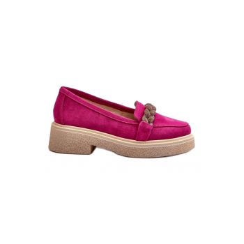 Pantofi mocasini pentru femei -  BM222743 - Roz