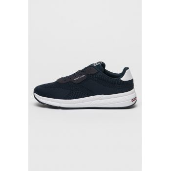 Pantofi sport din material textil cu detaliu logo