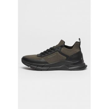 Pantofi sport slip-on cu insertii de plasa