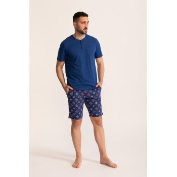 Pijama scurta cu imprimeu