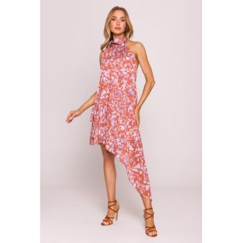 Rochie din sifon - legata in jurul gatului -