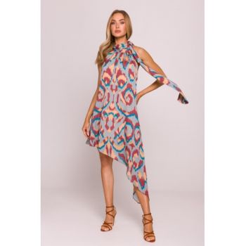 Rochie din sifon - legata in jurul gatului -