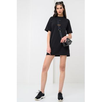 Rochie-tricou scurt de bumbac