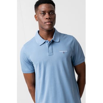 Tricou polo cu logo discret