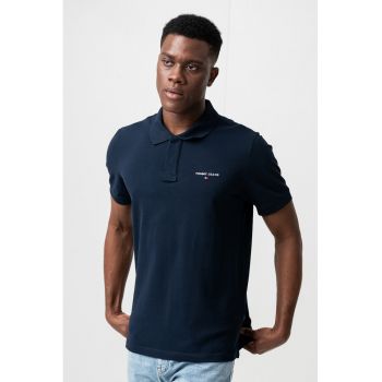 Tricou polo cu logo discret
