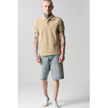 Tricou polo cu logo discret