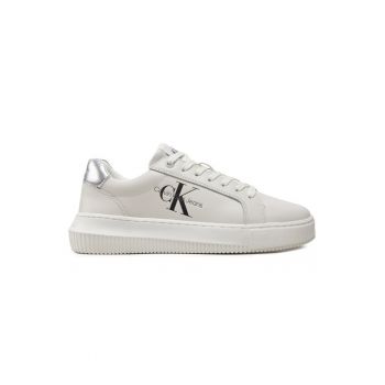 Pantofi sport  pentru Femei - chunky cupsole laceuplth ml mtl - YW0YW01476-0K9 - Alb