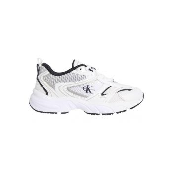 Pantofi sport  pentru Femei - retro tennis mesh ml - YW0YW01807-01W - Alb