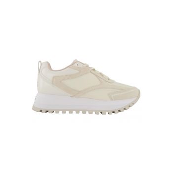 Pantofi sport  pentru Femei - runner laceup authentic - YW0YW01562-02Y - Alb