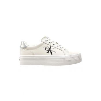 Pantofi sport  pentru Femei - vulc flatform laceuplth - YW0YW01474-0K9 - Alb