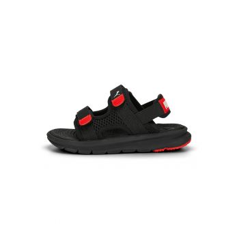 Sandale cu inchidere velcro si logo Evolve