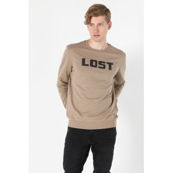 Bluza sport regular fit de bumbac