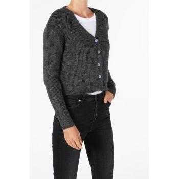 Cardigan cu decolteu in V