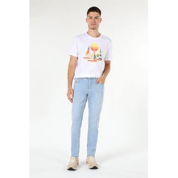 Pantaloni De Barbati Albastru Marin Slim Fit 041 DANNY